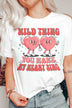 Plus Size - Wild Thing You Make My Heart Sing Tee - Minihomy