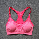 Women Shockproof Sport Bras Professional Yoga Shirts Tops