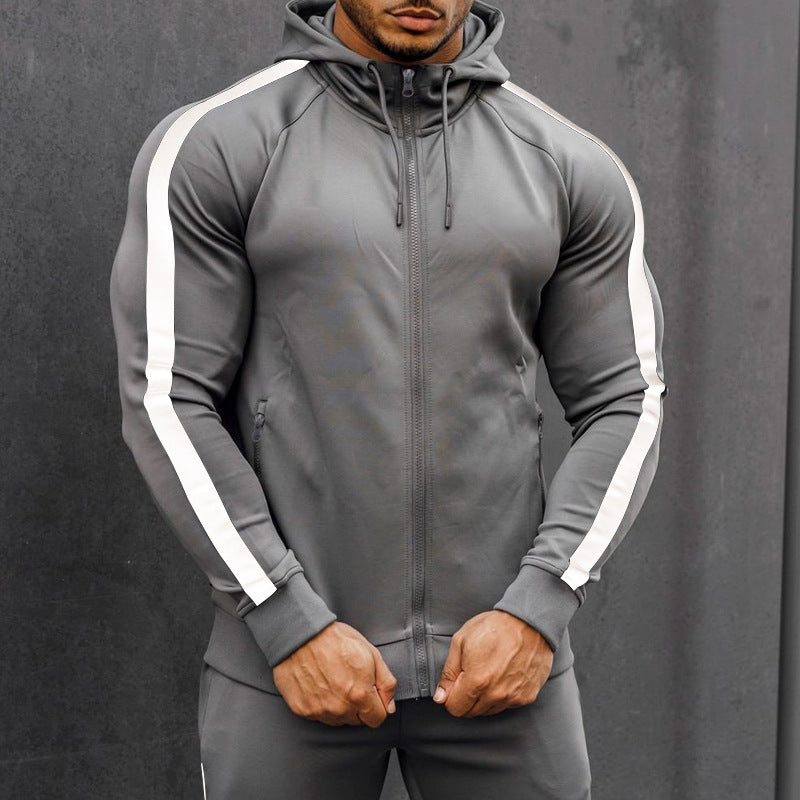 Men's Fashion Casual Running Fitness Suit Two-Piece Suit