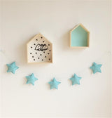 Kids Room Decoration Hanging Wall Decor Felt Fabric Cloud Garland String Party Banner - Minihomy