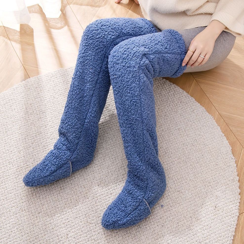 Winter Warm Cold Leg Knee Joint Cold-proof Stockings Home Floor Sleeping Socks