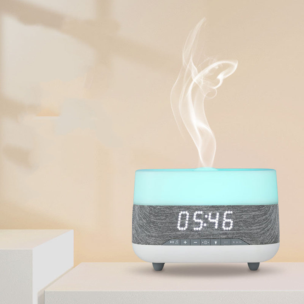 Clock Aromatherapy Humidifier Home Office Time