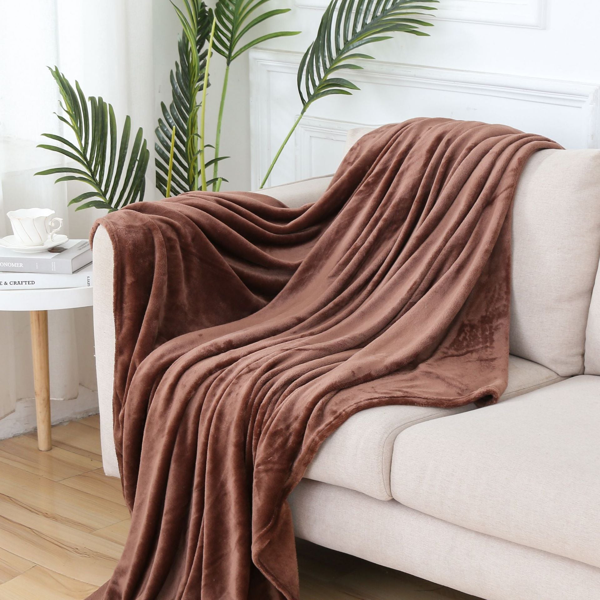 Solid Color Flannel Blanket