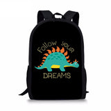 Cartoon Dinosaur Backpack for Kids - European & American Style