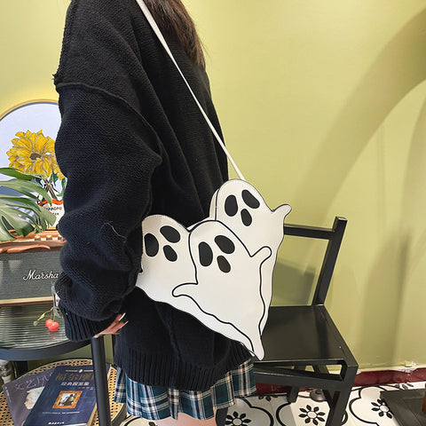 Halloween Bags Funny 3D Cartoon Ghost Cartoon Shoulder Bags Women