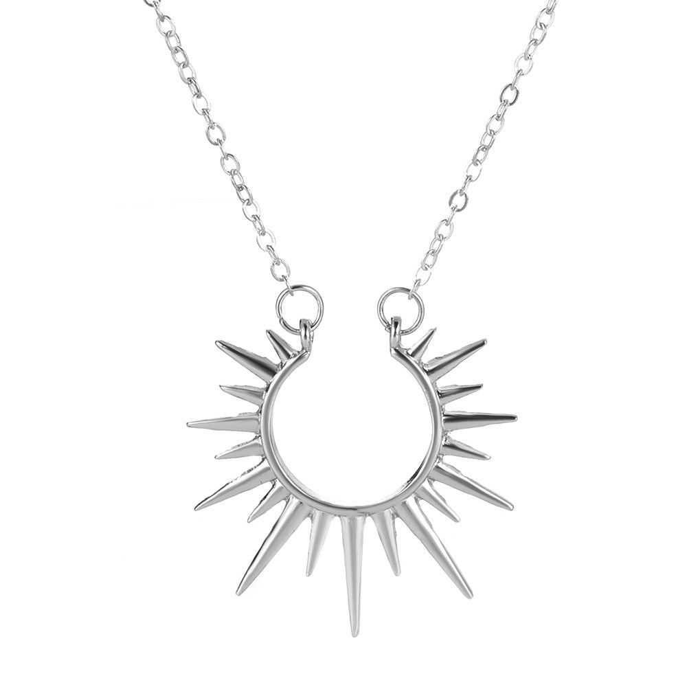 Sunflower Necklace Retro  Clavicle Chain Creative Jewelry Women