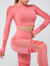 Crop Top Seamless Yoga sets