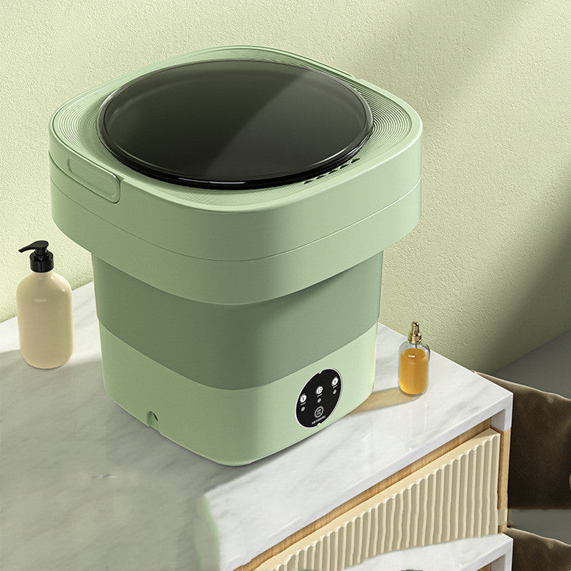 Mini Foldable Washing Machine - Portable Socks Underwear Panties Washer - Minihomy