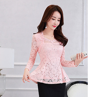 Lace Shirt Tops
