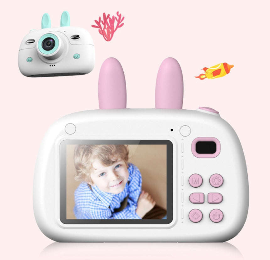 Cute Rabbit Video Recorder for Kids & Adults - Portable & Fun!