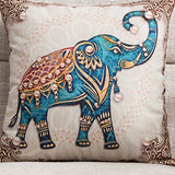 Elephant pillow cushion cover