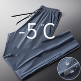 Summer Thin Legged Quarter Sweatpants Loose Ice Men's Pants Versatile Casual Pants