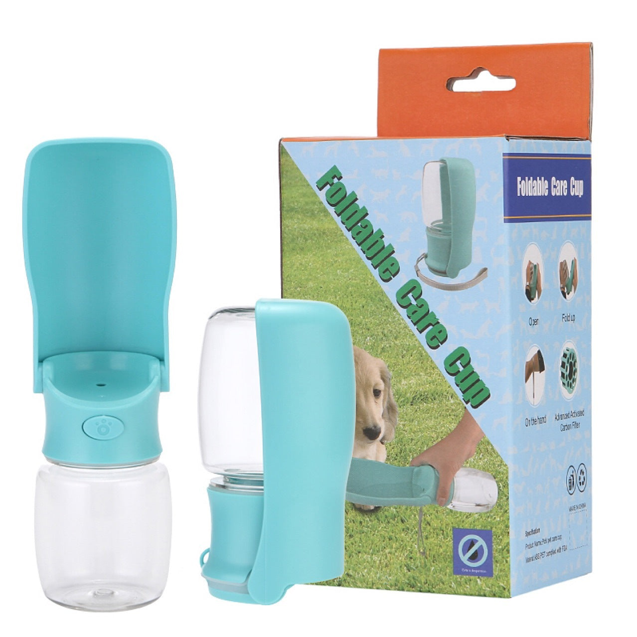 Dog Portable Water Bottle Foldable Pet Water Dispenser - Minihomy