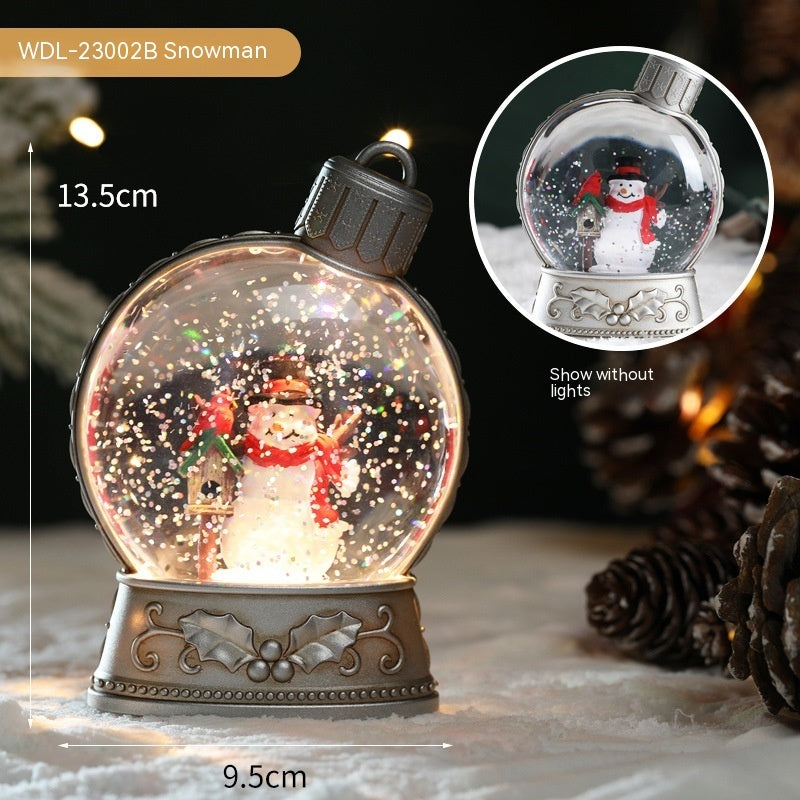 Christmas LED Light Decoration - Realistic Flame Effect, Battery Powered, Various Designs - Minihomy