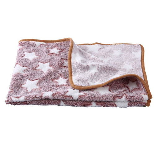 Warm Pet Supplies Flannel Printed Blanket