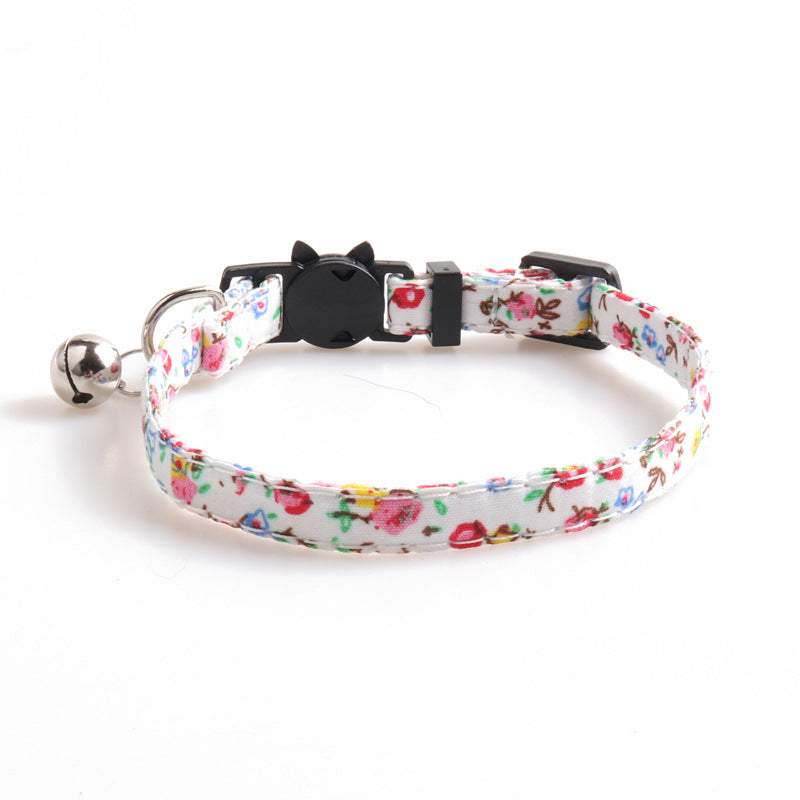 Bowknot Pet Cat Collar with Bell Adjustable Safety Kitty Bow Tie