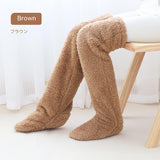 Winter Warm Cold Leg Knee Joint Cold-proof Stockings Home Floor Sleeping Socks