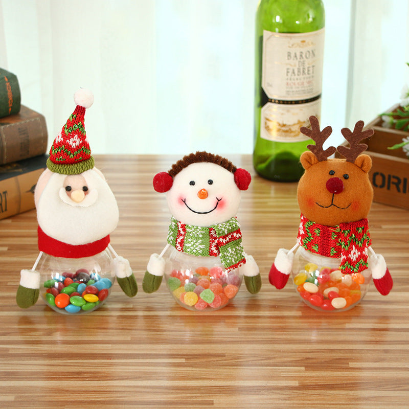 Christmas Candy Jar - Children Kids Storage Bottle