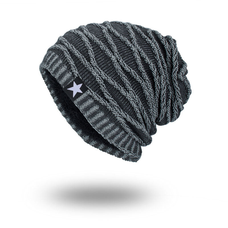 Five-Star Men's Knitted Hat