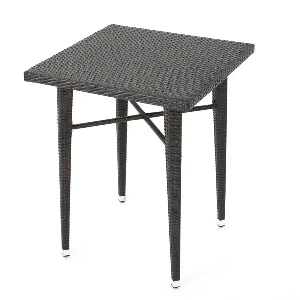 32 Inch Square Wicker Bar Table - Outdoor Patio Furniture - Minihomy