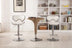 Masaccio White Upholstered Swivel Barstools with Chrome Base (Set of 2) - Minihomy