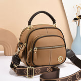 Versatile Multi-Zipper Crossbody Bag for Women - Stylish Shoulder Bags with Portable Fashion Handbags