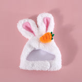 Plush Cartoon Cat Dog Rabbit Ears Cute Easter Decoration Hat Head Cover