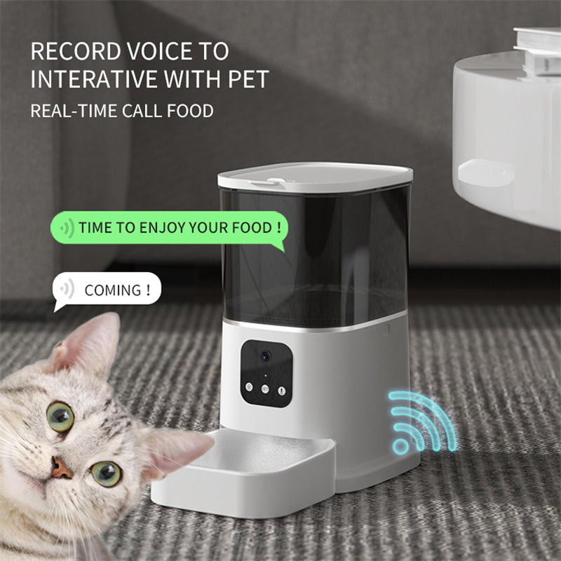 Pet Automatic Feeder - Large Capacity Smart Food Dispenser with WiFi Connectivity