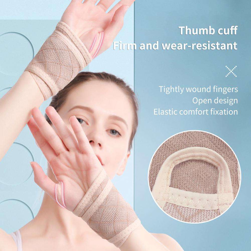 Carpal Tunnel Wrist Brace - Adjustable Support for Tendinitis, Arthritis, Pain Relief - Lightweight & Breathable - Men & Women - Minihomy