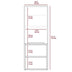 Miami Single Door Pantry with 4 Shelves - Storage Cabinet for Kitchen, Dining Room, or Entryway - Minihomy