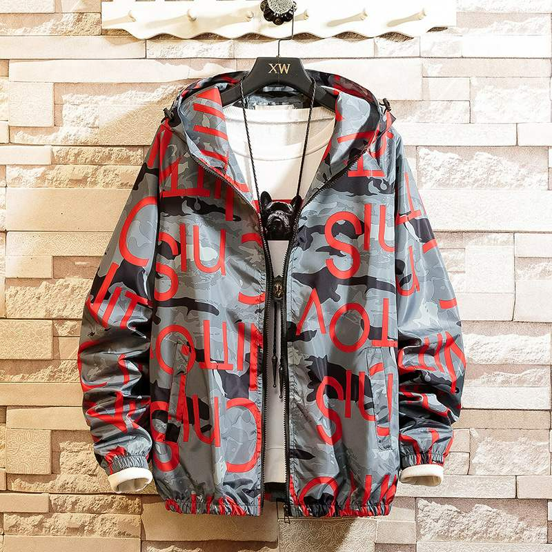 Men's Casual Streetwear Hooded Printing Coats: Elevate Your Urban Style