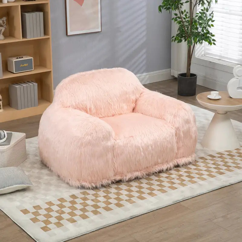 Luxury Bean Bag Chair: High-Density Foam, Modern Comfort for Adults & Teens