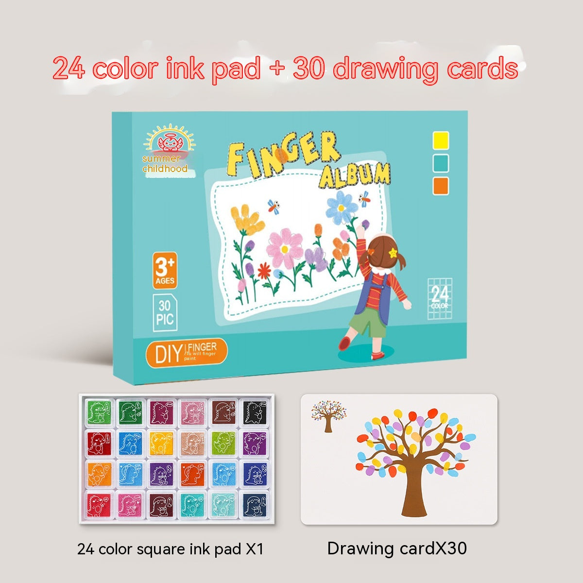 Children's Finger Painting Graffiti Coloring Atlas Toys: Spark Creativity and Fun - Minihomy