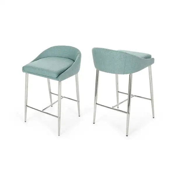 Set of 2 Counter Stools - Modern Kitchen Bar Stools