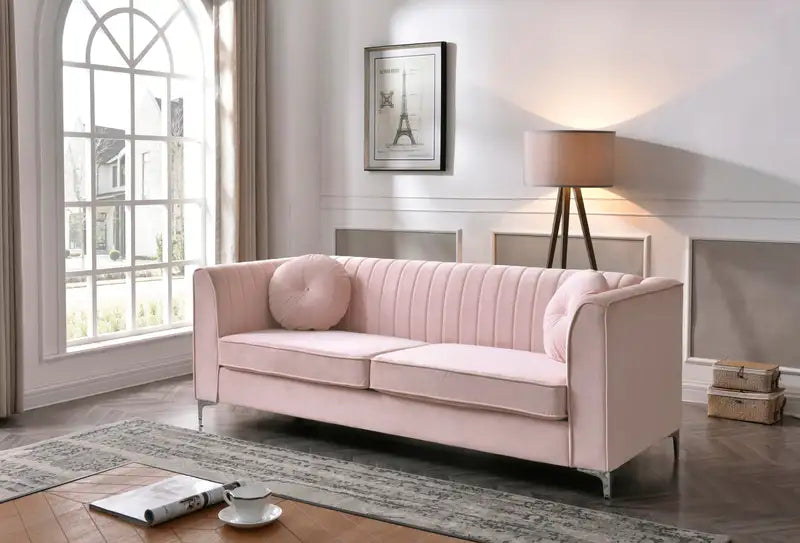 Delray Pink Sofa G794A-S by Glory Furniture (2 Boxes)