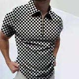 Men's Polo Shirt Men Solid Polo Shirts Brand Men Short-Sleeved Shirt