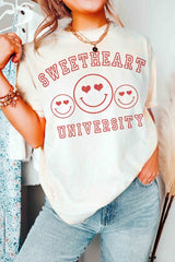 Plus Size - Sweetheart University Graphic T-Shirt