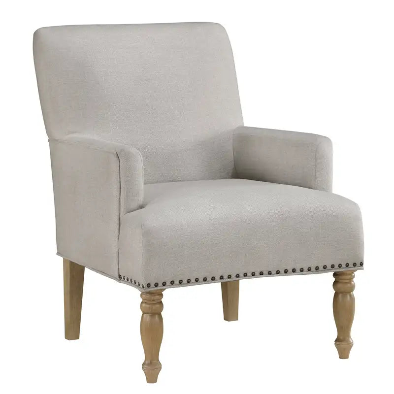 Alice Beige Armchair: Comfortable & Stylish Living Room Chair