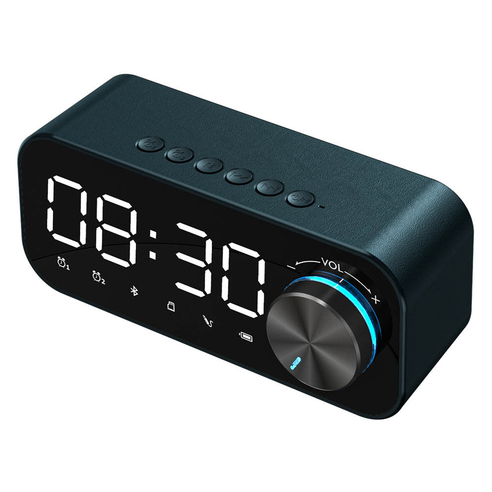 Bluetooth Alarm Clock Speaker Digital Display Alarm Clock LED Wireless Subwoofer Music Player Table Clock Home Decor