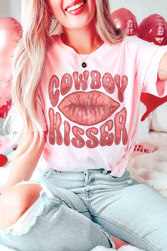 Plus Size - Cowboy Kisser Graphic T-Shirt