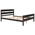 Espresso Full Bed with Headboard and Footboard - Minihomy