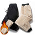 Autumn Winter Pants Men Women Trousers Warm Fleece Drawstring Pants - Minihomy