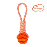 Interactive Dog Toys Set - Treat Rope Rubber Leaking Balls for Small to Medium Dogs