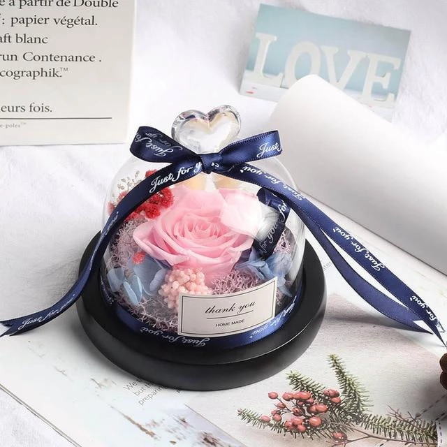 Give the Gift of Everlasting Love: Eternal Rose with LED Light - Minihomy