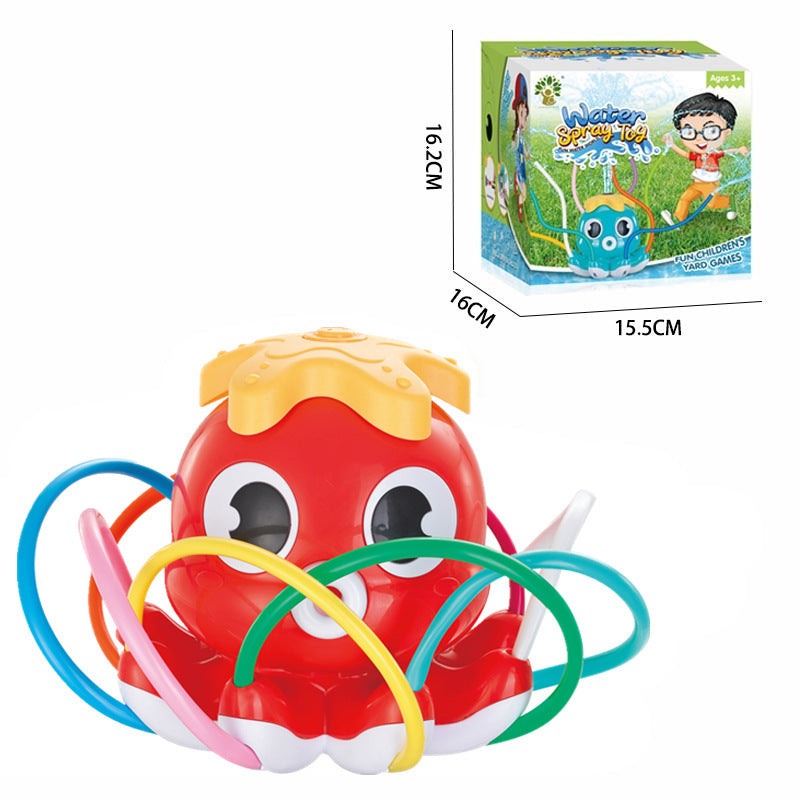 Summer Fun! Cartoon Sprinkler Water Toy for Kids - Outdoor Garden Bath Play