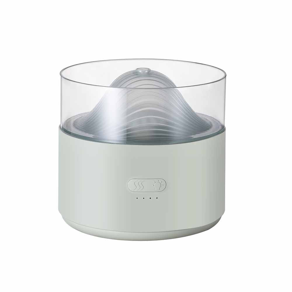 Cool-Mist Humidifier with Aroma Diffuser, Crystal Salt Lamp, and Ambient Light