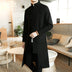 Cotton And Linen Mid-length Trench Coat Men's Slim-fit Large Size Coat - Minihomy