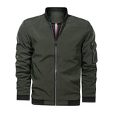 Men Jackets Spring Autumn Casual Coats Bomber Jacket Slim Male Outwear - Minihomy