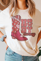 Plus Size - Howdy Honey Graphic T-Shirt