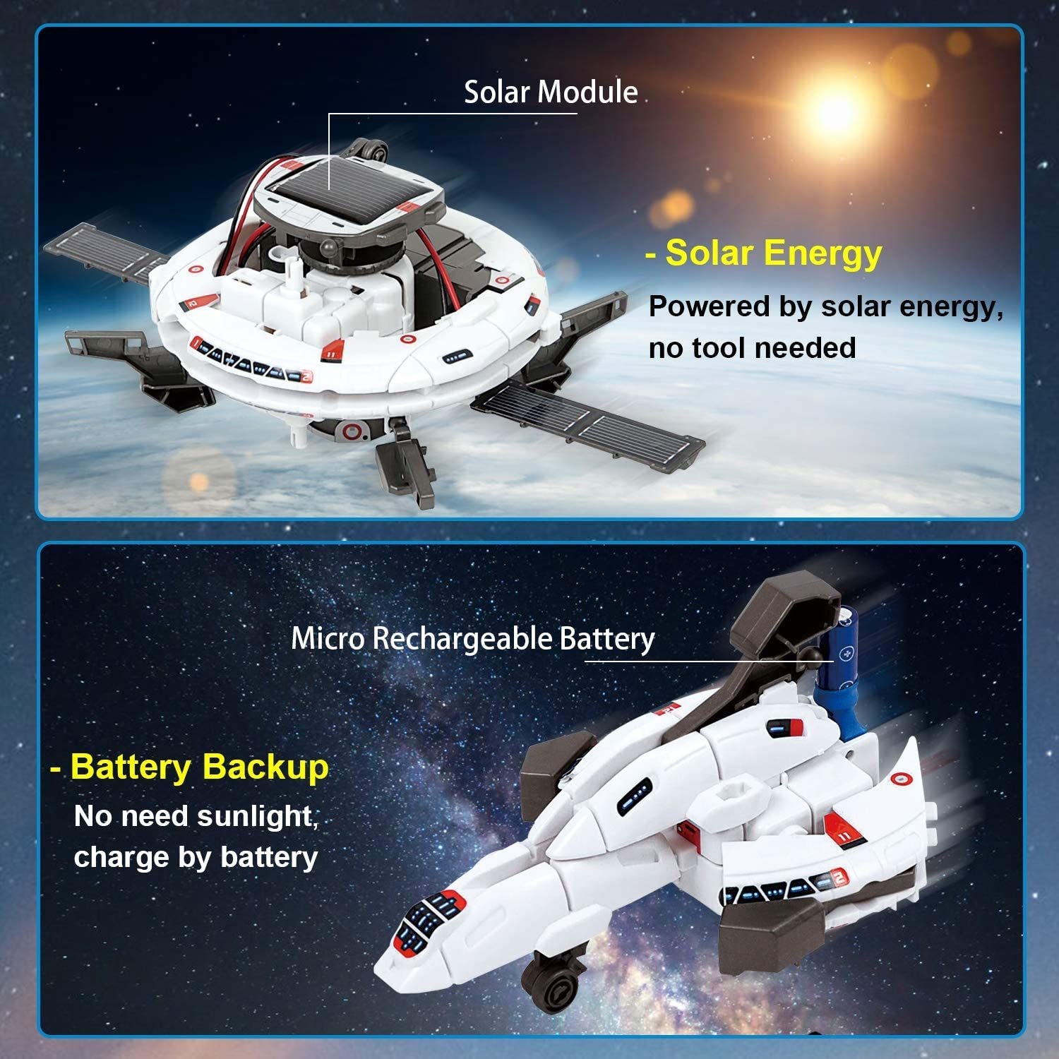 Solar Robot Toys Educational Scientific Fantasy Toy for Children